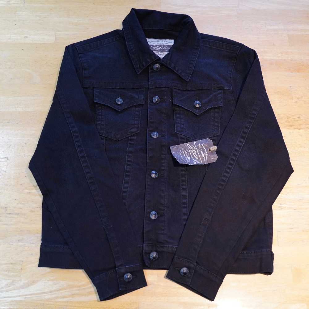Stitch's Jeans Men's Black Denim Jacket